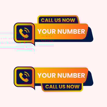 call us button vector lower third