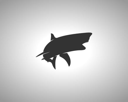 Shark Animal Silhouette vector