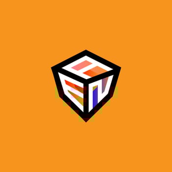 AEN letter logo creative design with vector graphic, AEN simple and modern logo.