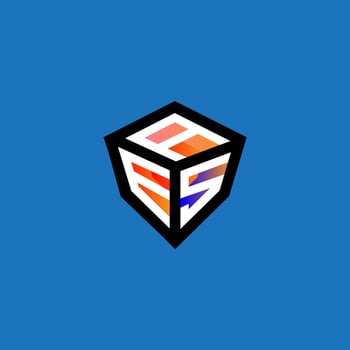 AES letter logo creative design with vector graphic, AES simple and modern logo.