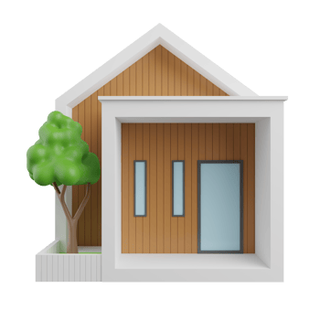 minimal house icon.3d building and architecture concept. Real estate, mortgage, loan concept. Cartoon minimal style.home icon render illustration. png