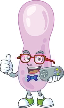 Cartoon character of clostridium botulinum vector