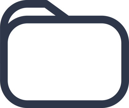Folder icon in black colors. Modern website or apps interface. png