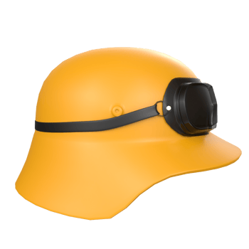 Helmet isolated on transparent png