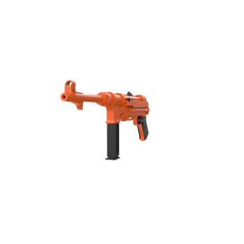 MP40 weapon isolated on transparent png
