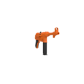 MP40 weapon isolated on transparent png