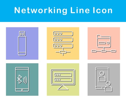 Networking Vector Icon Set