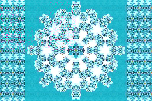 Vector arabic style seamless patterns