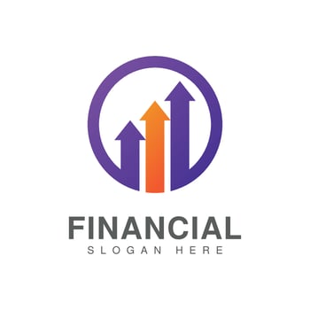 Business finance vector logo design