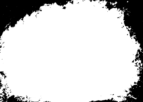 Grunge border texture background. Abstract frame overlay. PNG graphic illustration with transparent background.