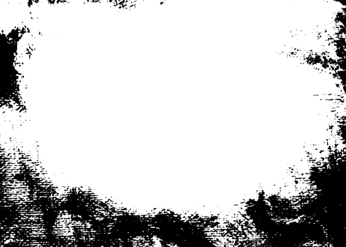 Grunge border texture background. Abstract frame overlay. PNG graphic illustration with transparent background.