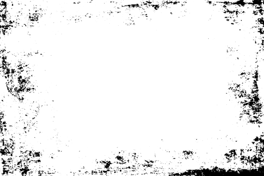 Grunge border texture background. Abstract frame overlay. PNG graphic illustration with transparent background.