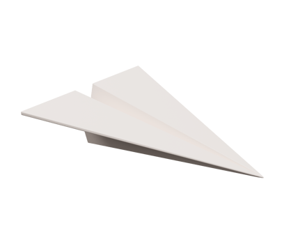 paper plane 3d png
