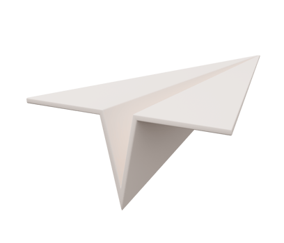 paper plane 3d png