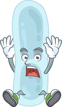 Cartoon character of klebsiella pneumoniae vector
