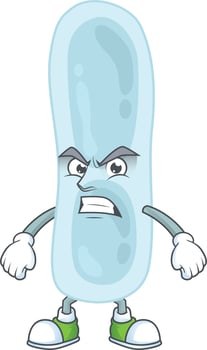Cartoon character of klebsiella pneumoniae vector
