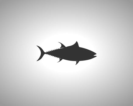 Tuna vector silhouette