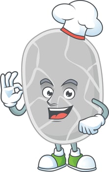 Cartoon character of nitrospirae vector