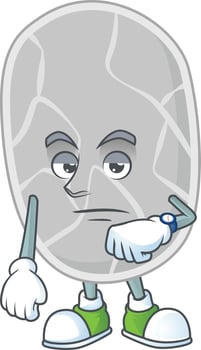 Cartoon character of nitrospirae vector
