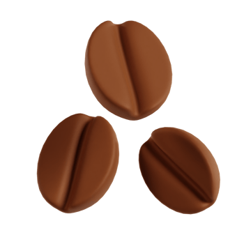 Coffee Beans 3D png