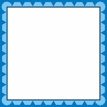 Frame Icon in trendy blue style isolated on white background. vector