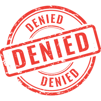 denied, rubber stamp png