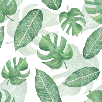 Seamless background of leaves watercolor png