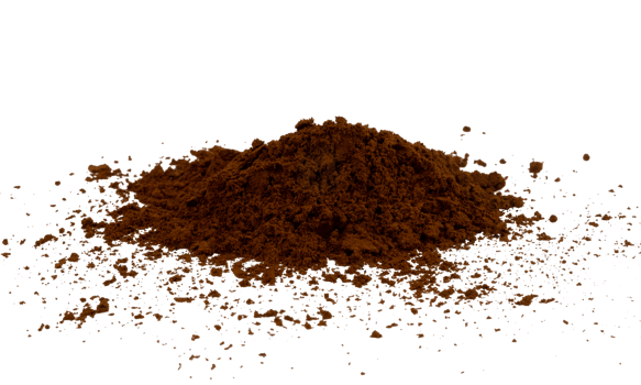pile of instant coffee powder isolated png