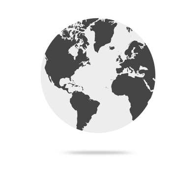 Earth globe with white and dark color illustration. world globe. World map in globe shape. Earth globes Flat style. png