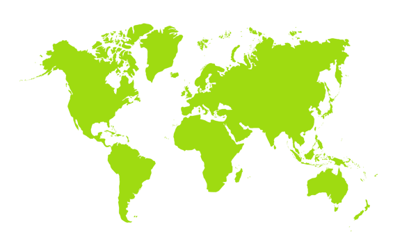 World map green color. World map template with continents, North and South America, Europe and Asia, Africa and Australia png