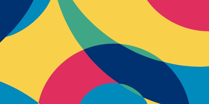 abstract vintage 70s 80s retro background colorful vector