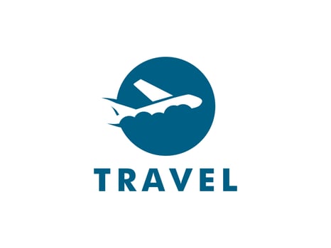 Travel logo template design vector