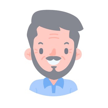 Avatar with a young face pictures of men and women of various nationalities vector