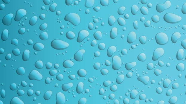 Abstract Realistic Gradient Background with Clear Serum, Gel Drops, Collagen, Water Drops, Spill Puddles, Aqua Liquid Splashes v2.0 vector