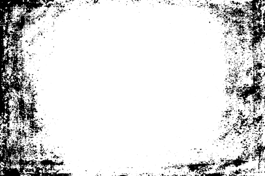 Grunge border texture background. Abstract frame overlay. PNG graphic illustration with transparent background.