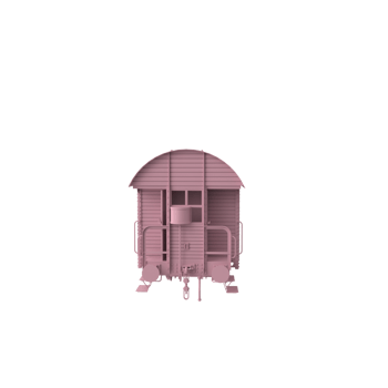 Train vagon isolated on transparent png