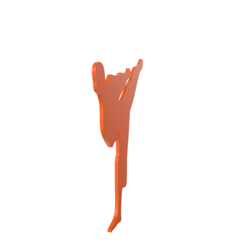 Karate boy isolated on transparent png