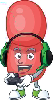 Cartoon character of neisseria gonorrhoeae vector