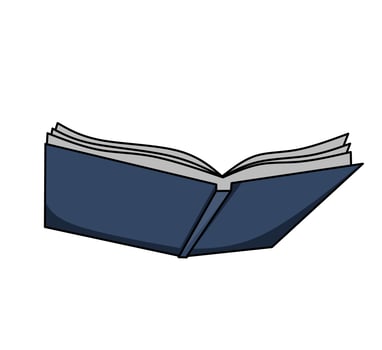 book illustration, book icon with an elegant concept, suitable for simple designs vector