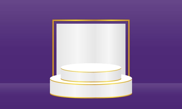 vector illustration 3d podium background design, perfect for advertising, social media post, wallpaper, and other graphic needs.