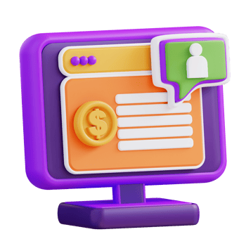 3d illustration checking someone's financial balance png