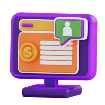 3d illustration checking someone's financial balance png