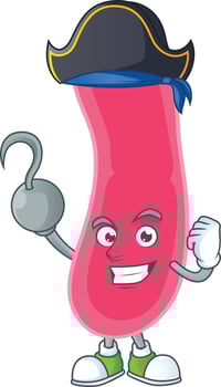 Cartoon character of fusobacteria vector