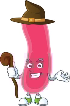 Cartoon character of fusobacteria vector