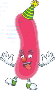 Cartoon character of fusobacteria vector