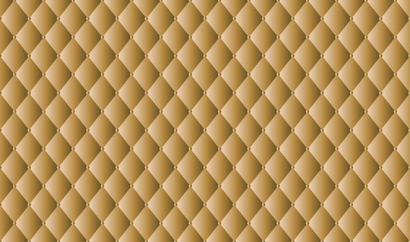 Realistic brown upholstery leather texture background vector