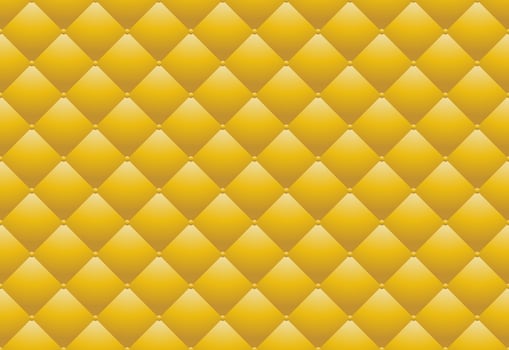 Yellow upholstery leather texture vector illustration