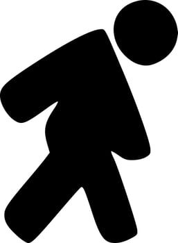 black and white of icon shape vector