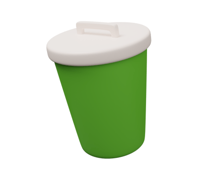 trash can 3d icon png