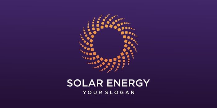 Solar Energy logo designs vector, Sun power logo vector
